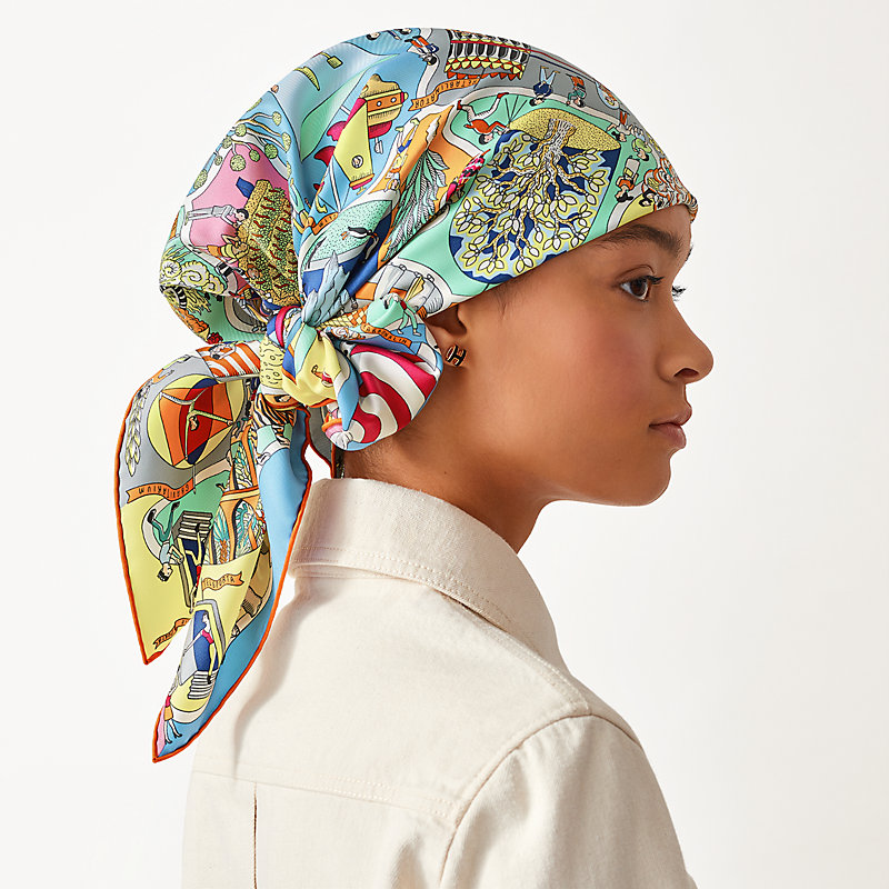 Exposition Universelle scarf 90 | Hermès Australia